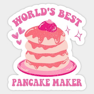 world's best pancakes maker Sticker